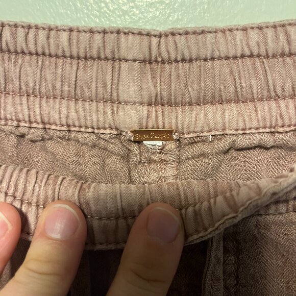 Free People Feeling Good Cargo Pants Pink Drawstring Joggers – Women’s M - Picture 3 of 4